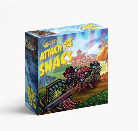 Attack of the Snacs caja