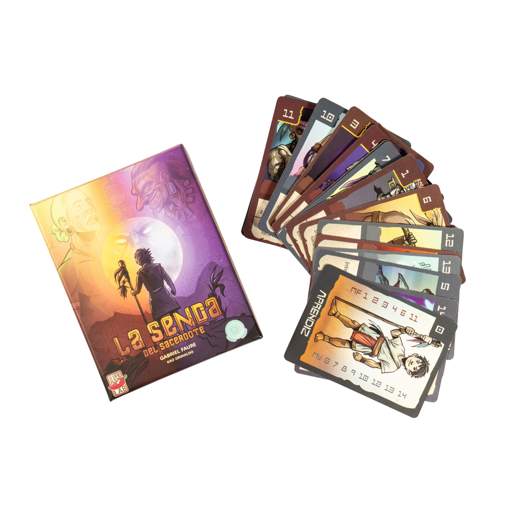 La Senda componentes cartas y caja
